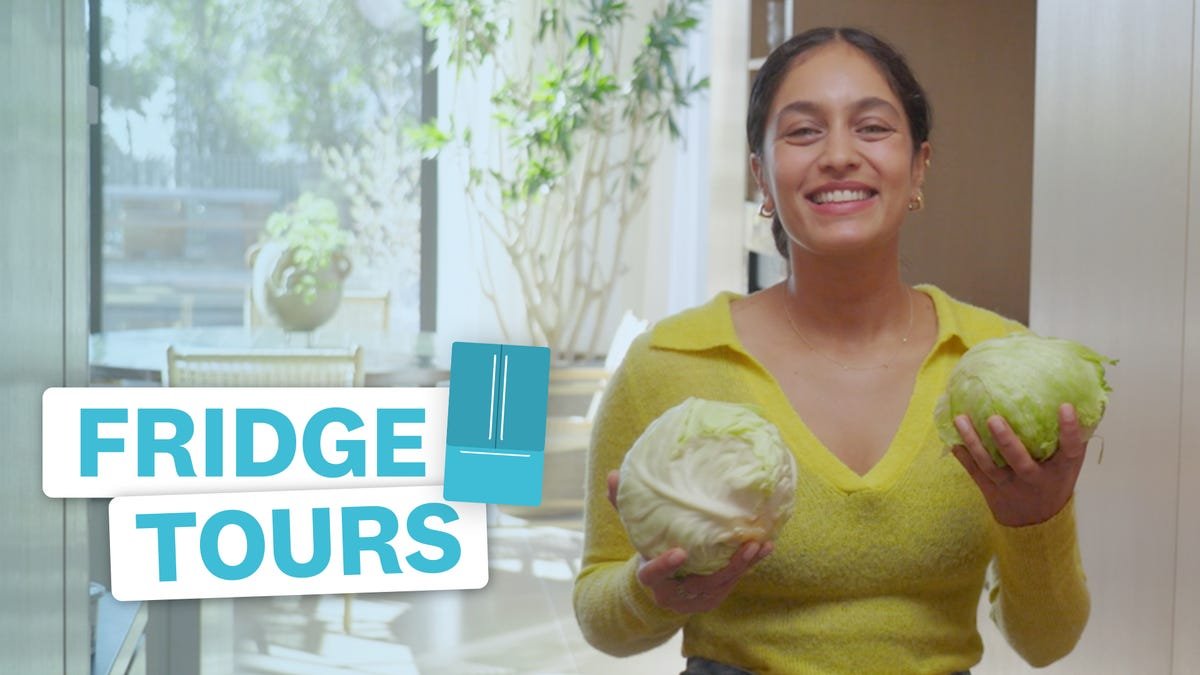 preview for Radhi Devlukia-Shetty's Must-Have Groceries for Delicious Plant-Based Meals | Fridge Tours | WH